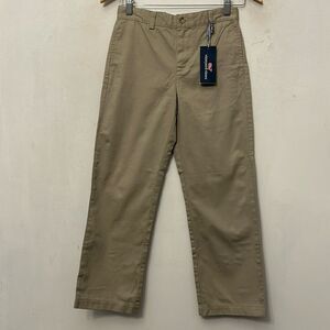 Vineyard Vines khaki cotton club unisex pant Size 10 New